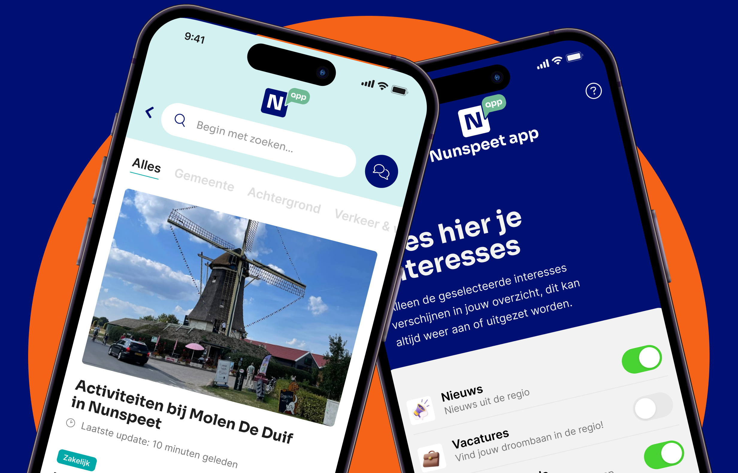 Een kijkje in de Nunspeet app