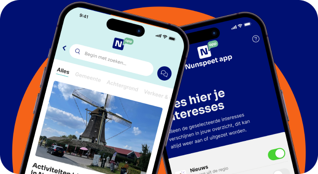 Nieuws en aanbod in de app