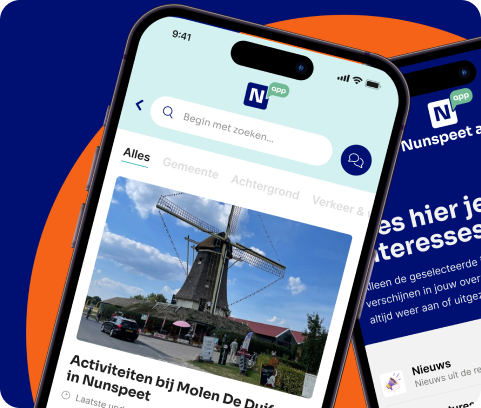 Een kijkje in de nieuwsapp